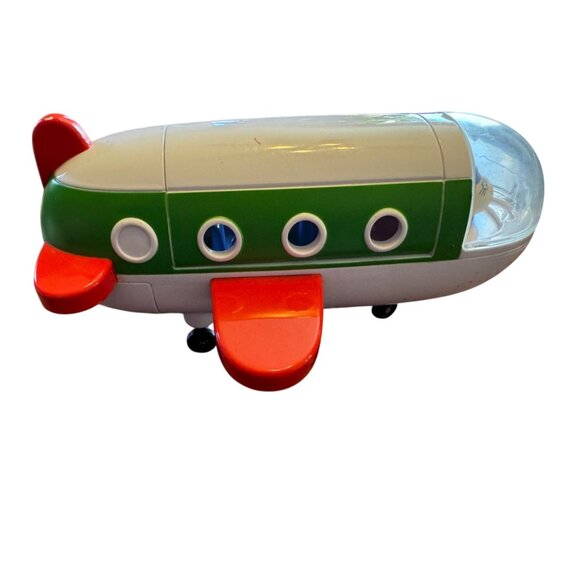 Lot of 3 Figures with Peppa Pig's Adventures Airplane Vehicle Toy Rolling Wheels - Picture 4 of 8